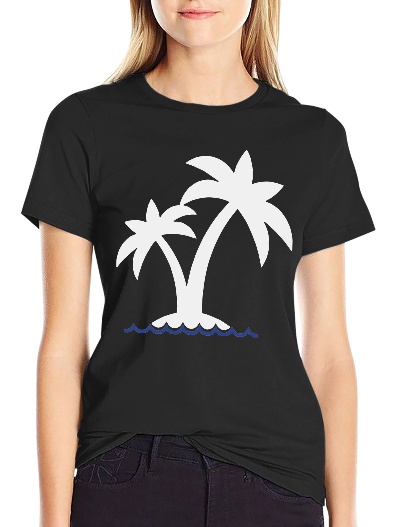 Palm Tree Graphic T-Shirt - Island Vibes