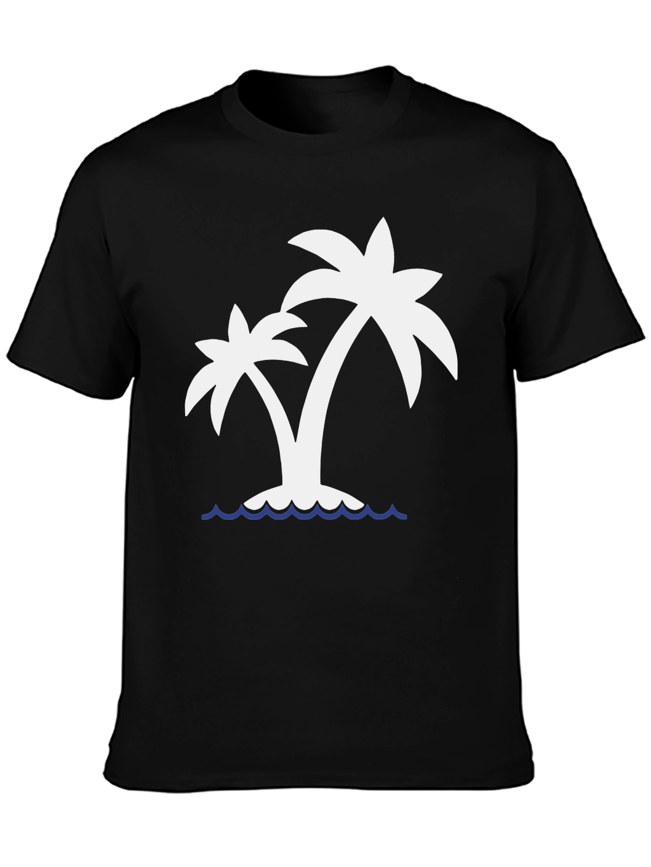 Palm Tree Graphic T-Shirt - Island Vibes