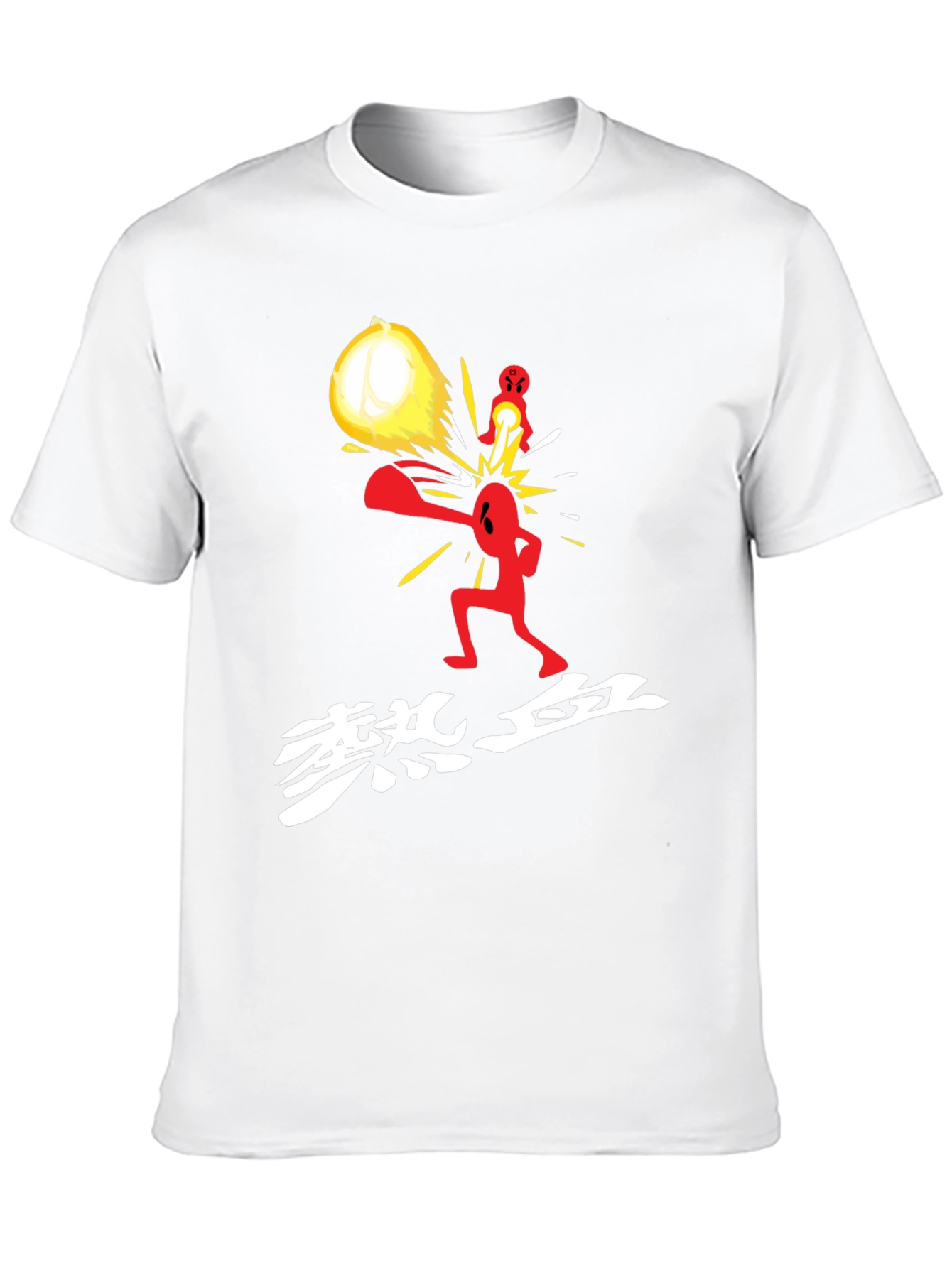 Novelty Graphic Print Black T-Shirt