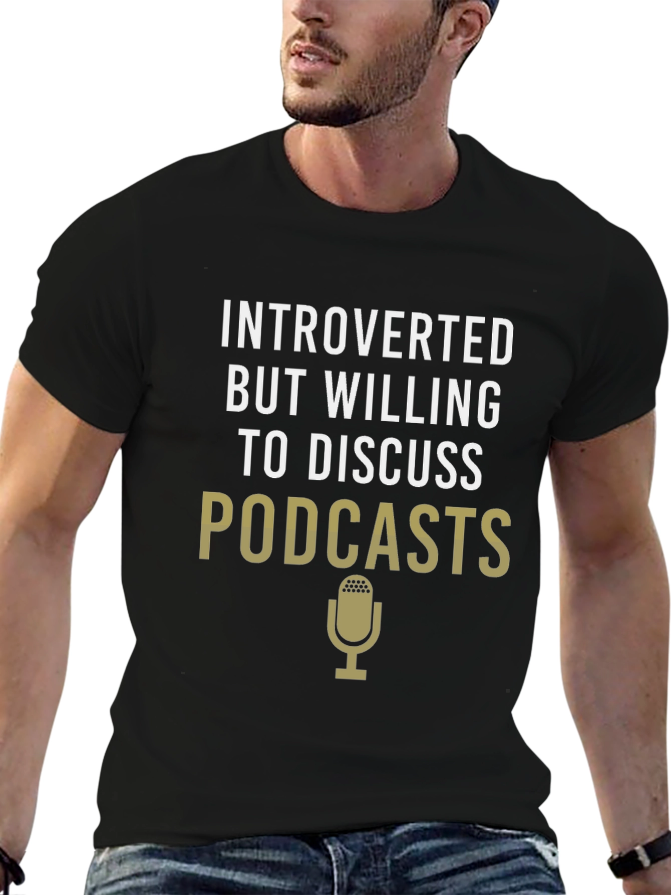 Introverted Podcast T-Shirt -  Comfortable Cotton Tee