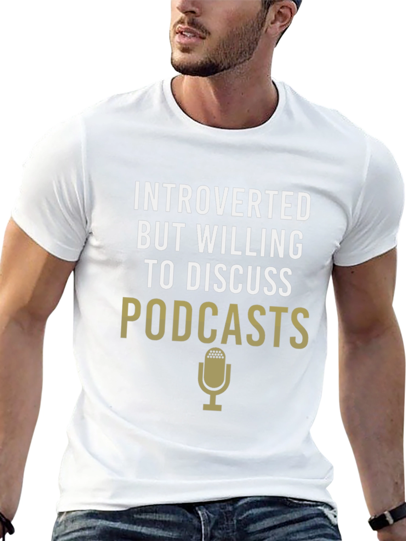 Introverted Podcast T-Shirt -  Comfortable Cotton Tee
