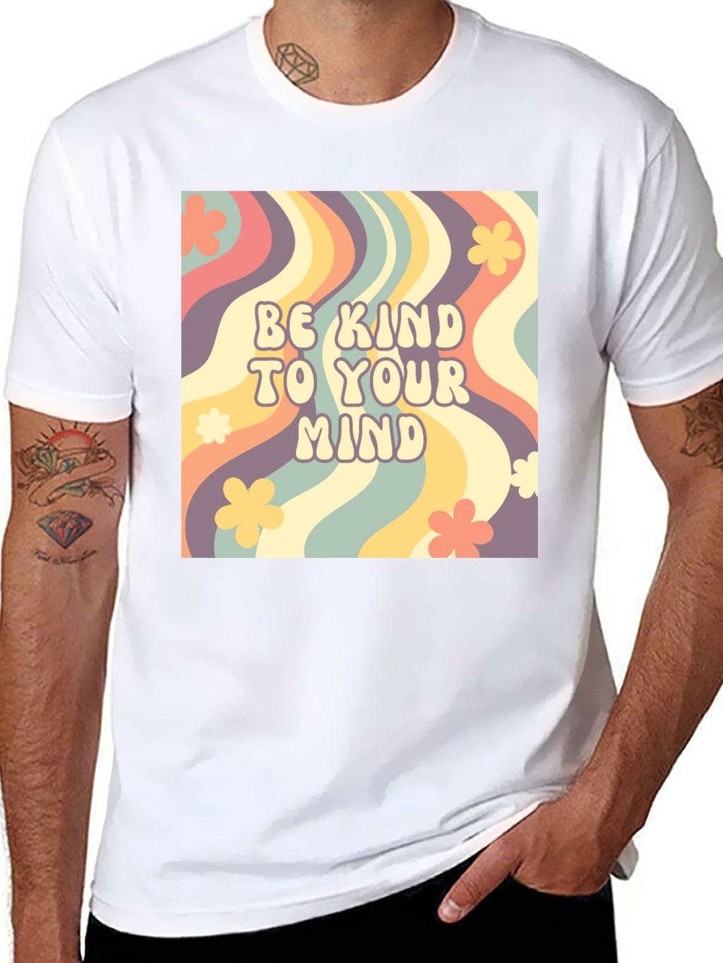 Kind Mind Graphic Tee - Retro Inspired
