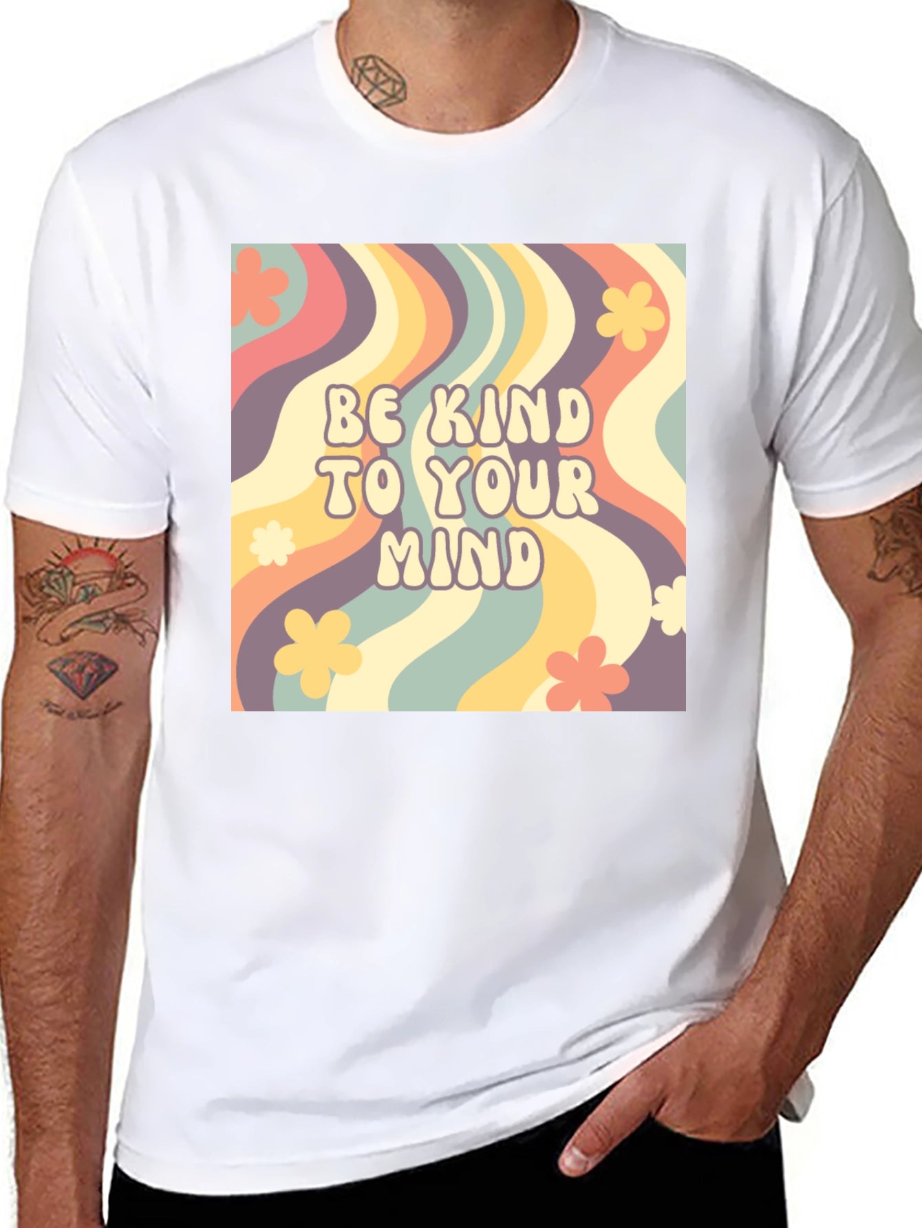 Kind Mind Graphic Tee - Retro Inspired