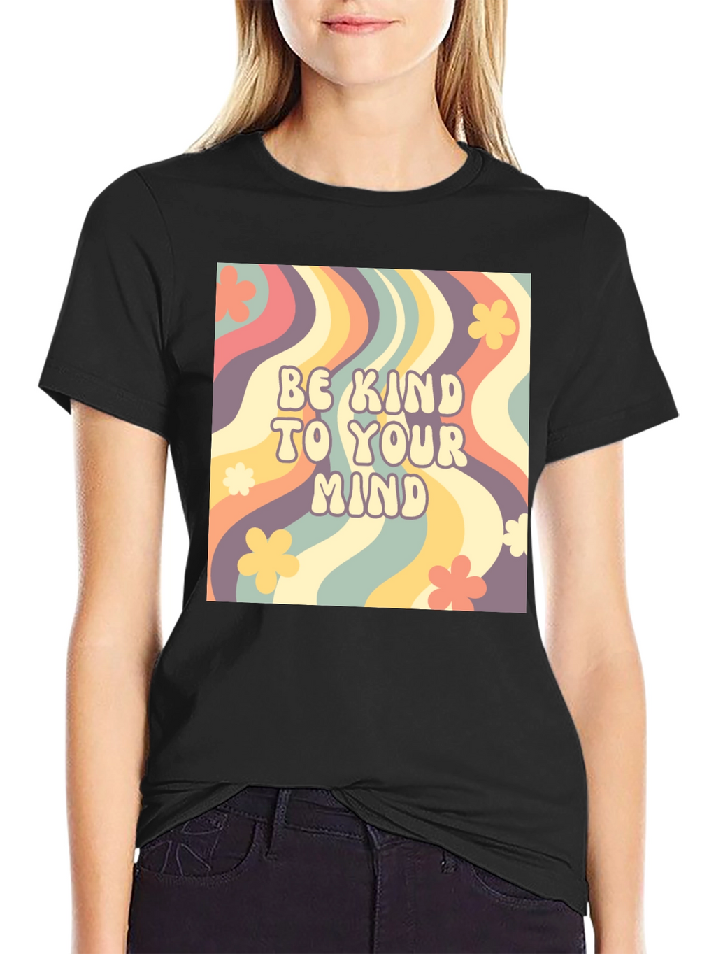 Kind Mind Graphic Tee - Retro Inspired