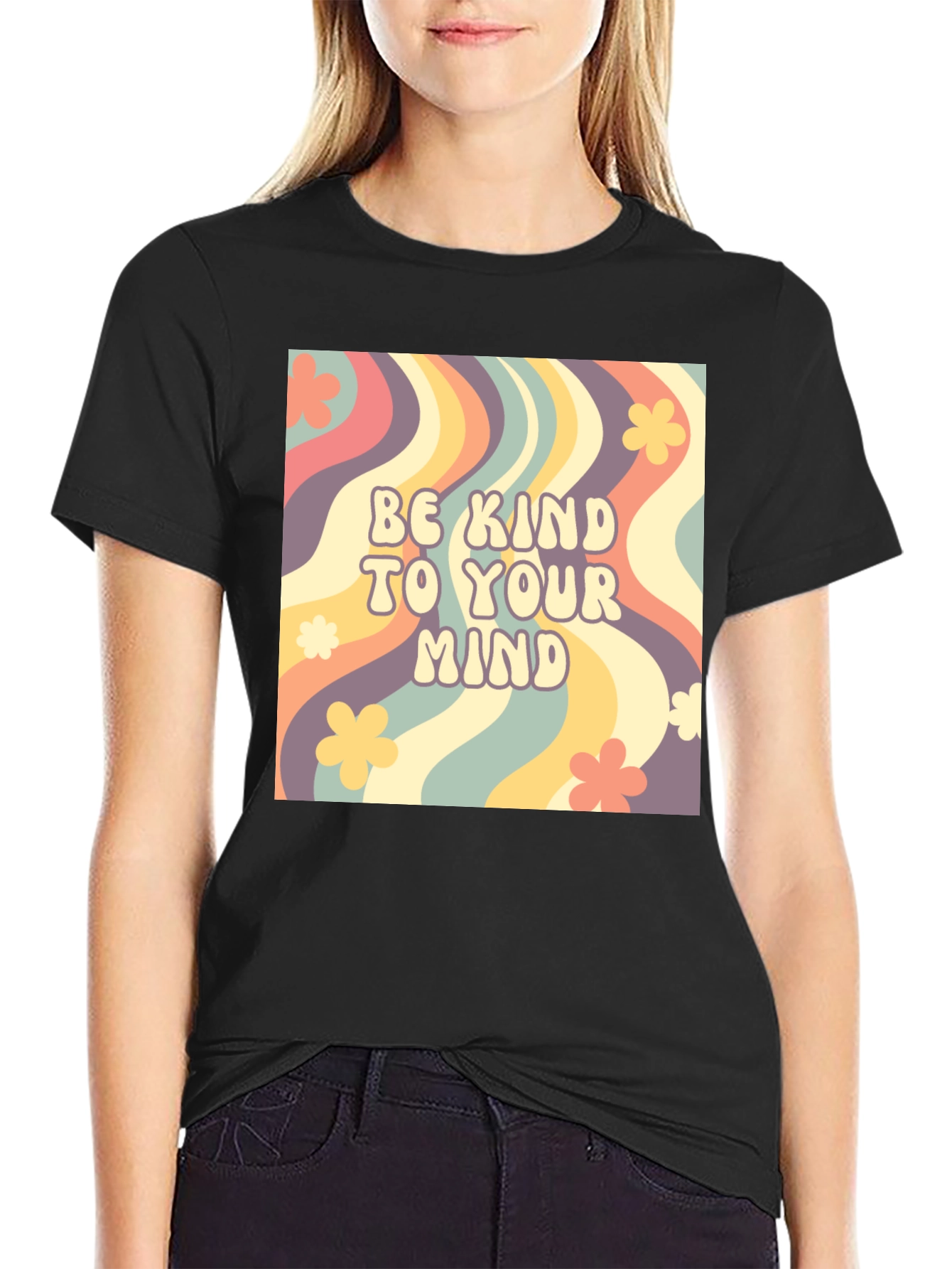 Kind Mind Graphic Tee - Retro Inspired