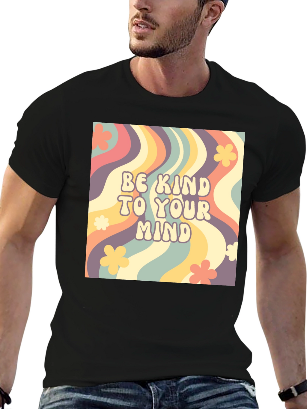 Kind Mind Graphic Tee - Retro Inspired
