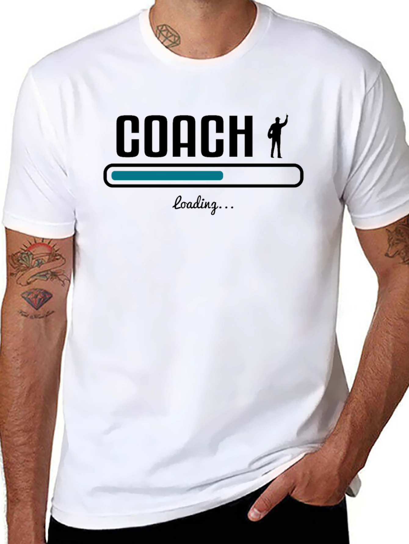 Coach Loading T-Shirt - Sports Humor Tee