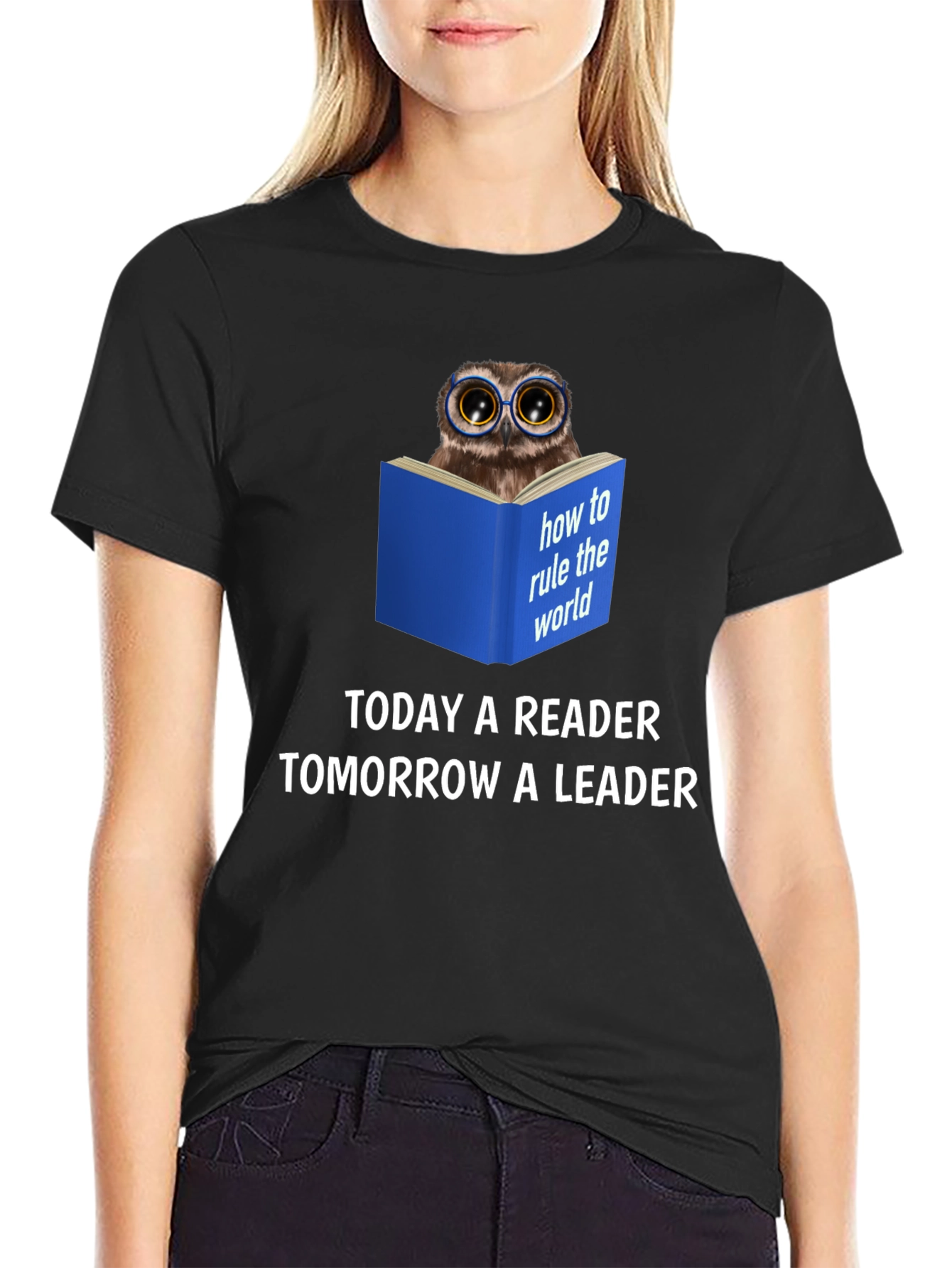 Owl Reader T-Shirt - Today a Reader Tomorrow a Leader!