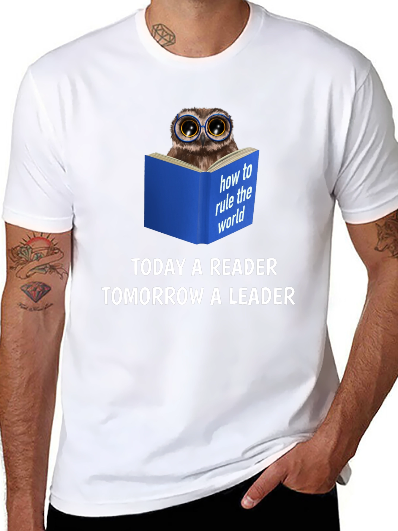 Owl Reader T-Shirt - Today a Reader Tomorrow a Leader!