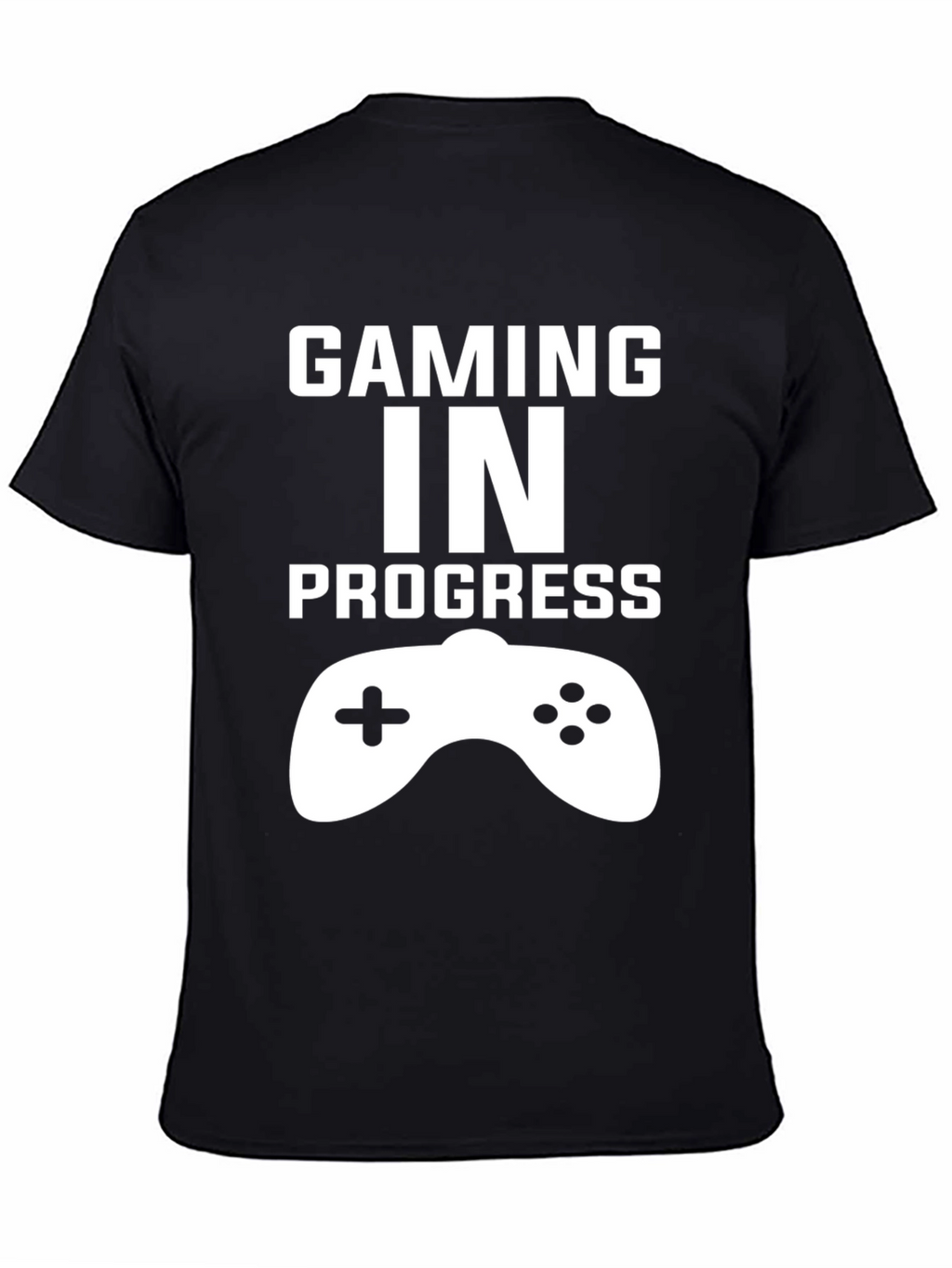 Gaming In Progress Black T-Shirt - Gamer Gift