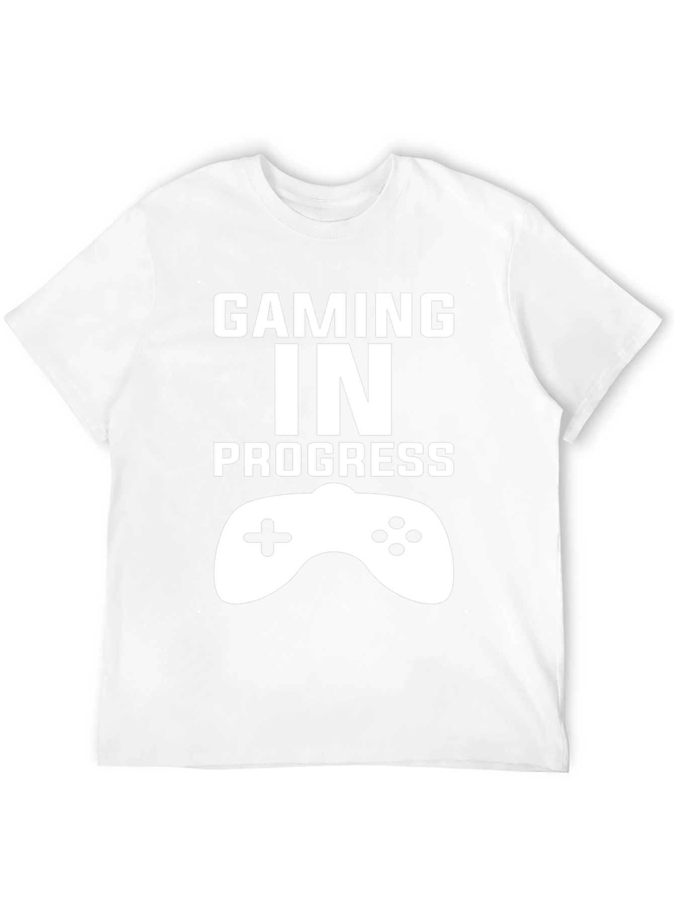 Gaming In Progress Black T-Shirt - Gamer Gift