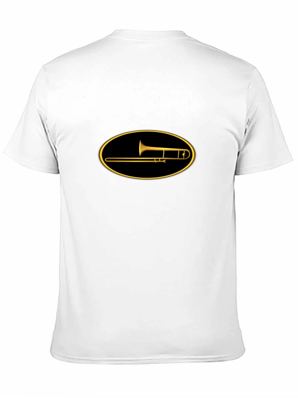 Trombone Graphic Tee - Musicians Black T-Shirt