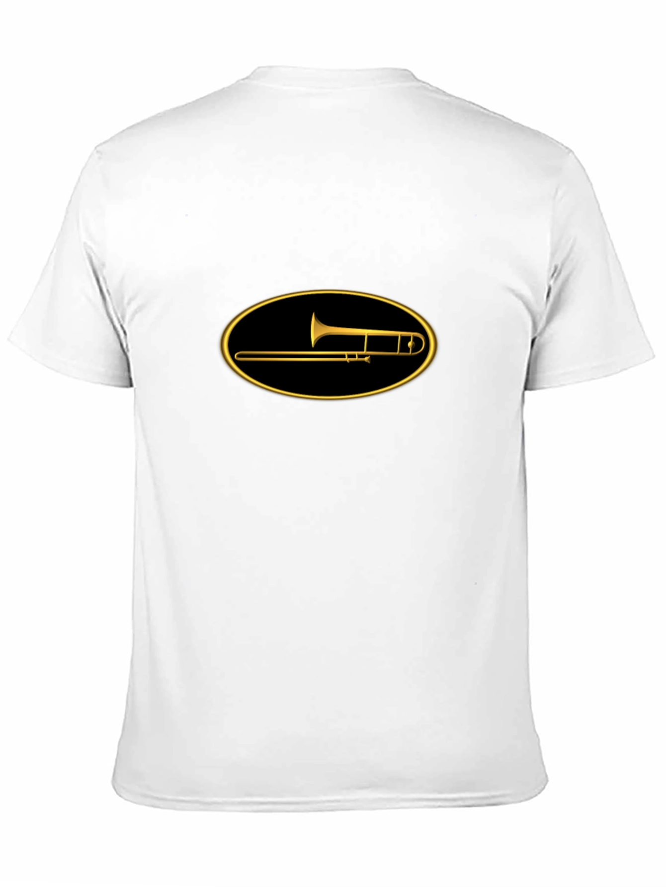 Trombone Graphic Tee - Musicians Black T-Shirt