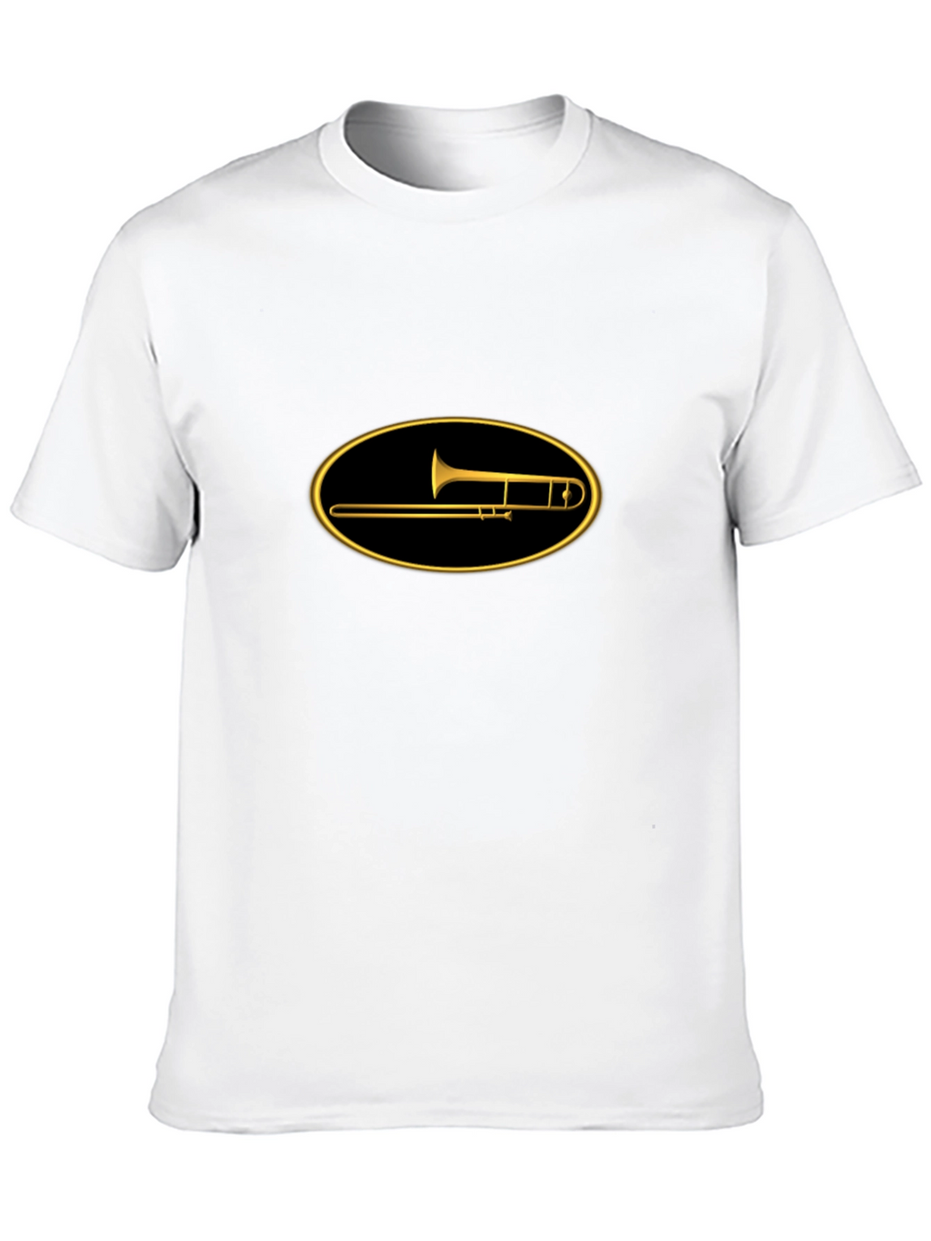 Trombone Graphic Tee - Musicians Black T-Shirt