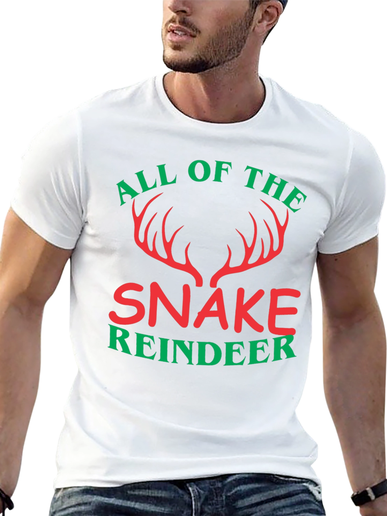 All Of The Snake Reindeer T-Shirt
