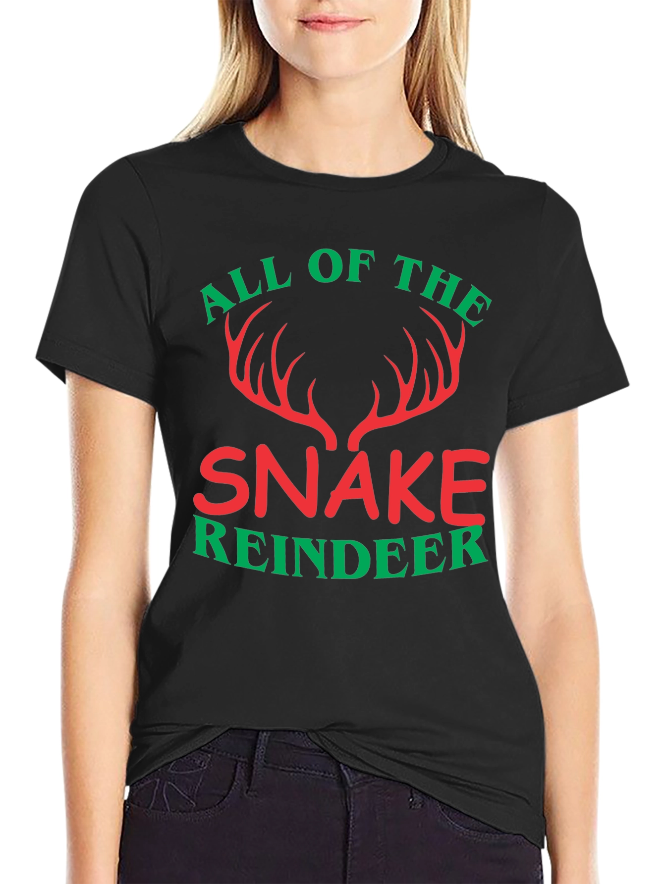 All Of The Snake Reindeer T-Shirt