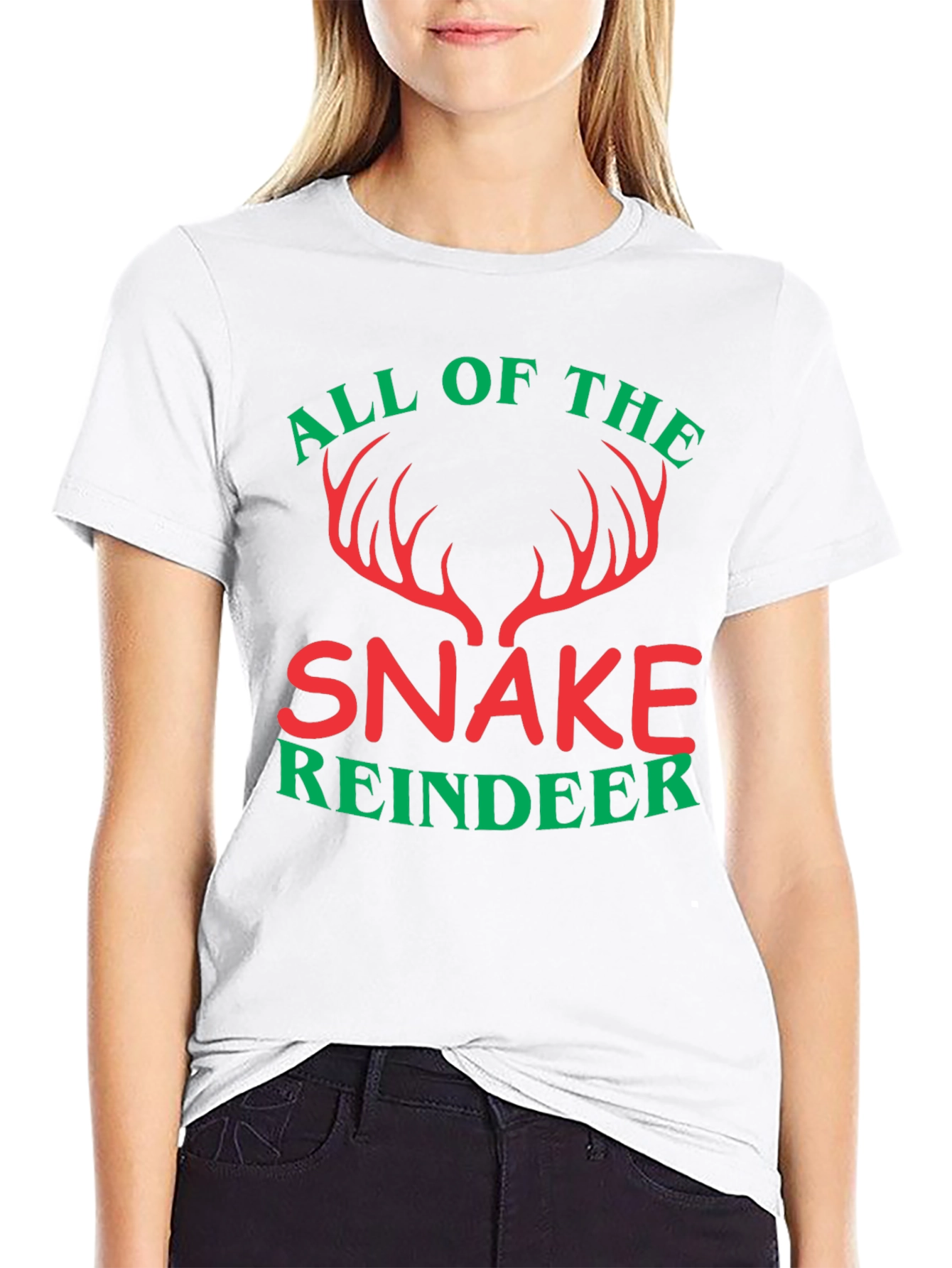 All Of The Snake Reindeer T-Shirt