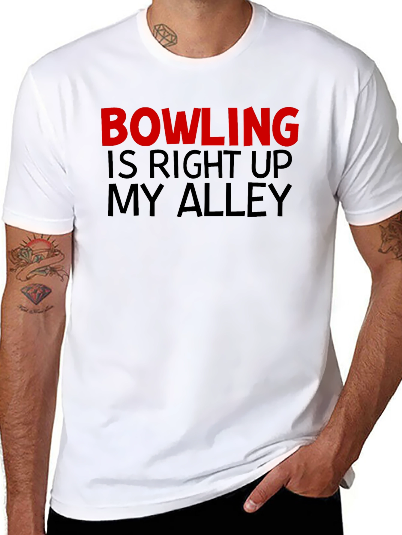 Bowling Is Right Up My Alley Graphic T-Shirt