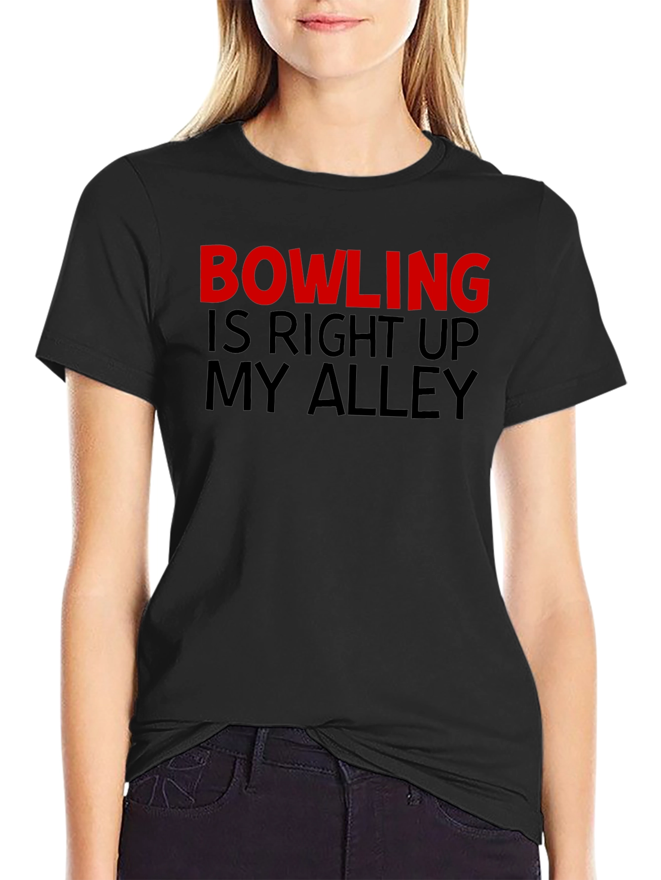 Bowling Is Right Up My Alley Graphic T-Shirt