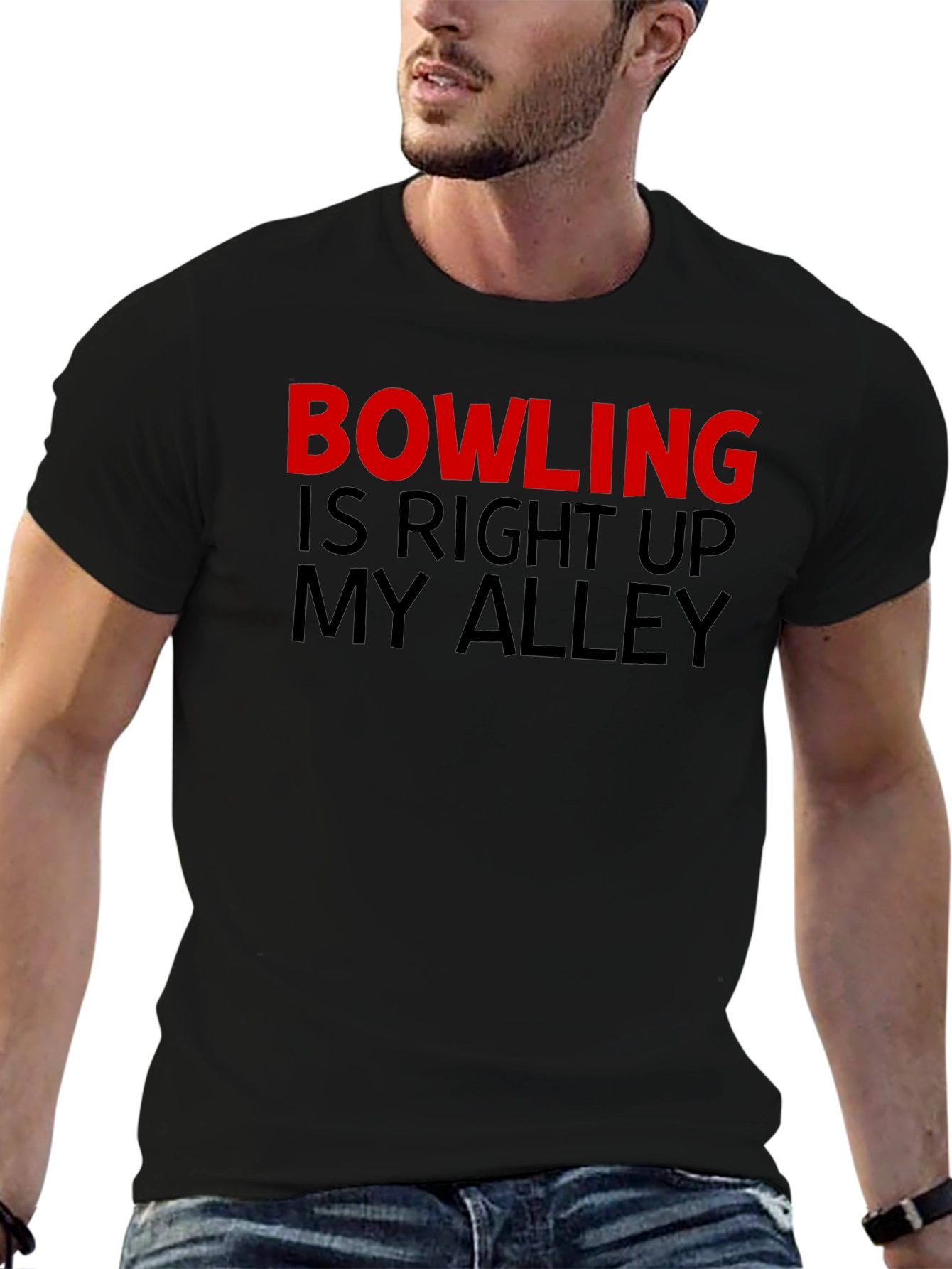 Bowling Is Right Up My Alley Graphic T-Shirt