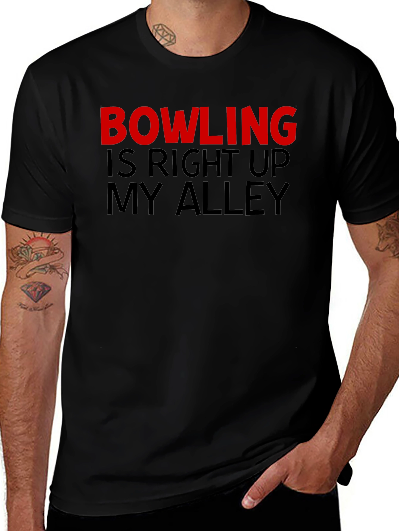 Bowling Is Right Up My Alley Graphic T-Shirt