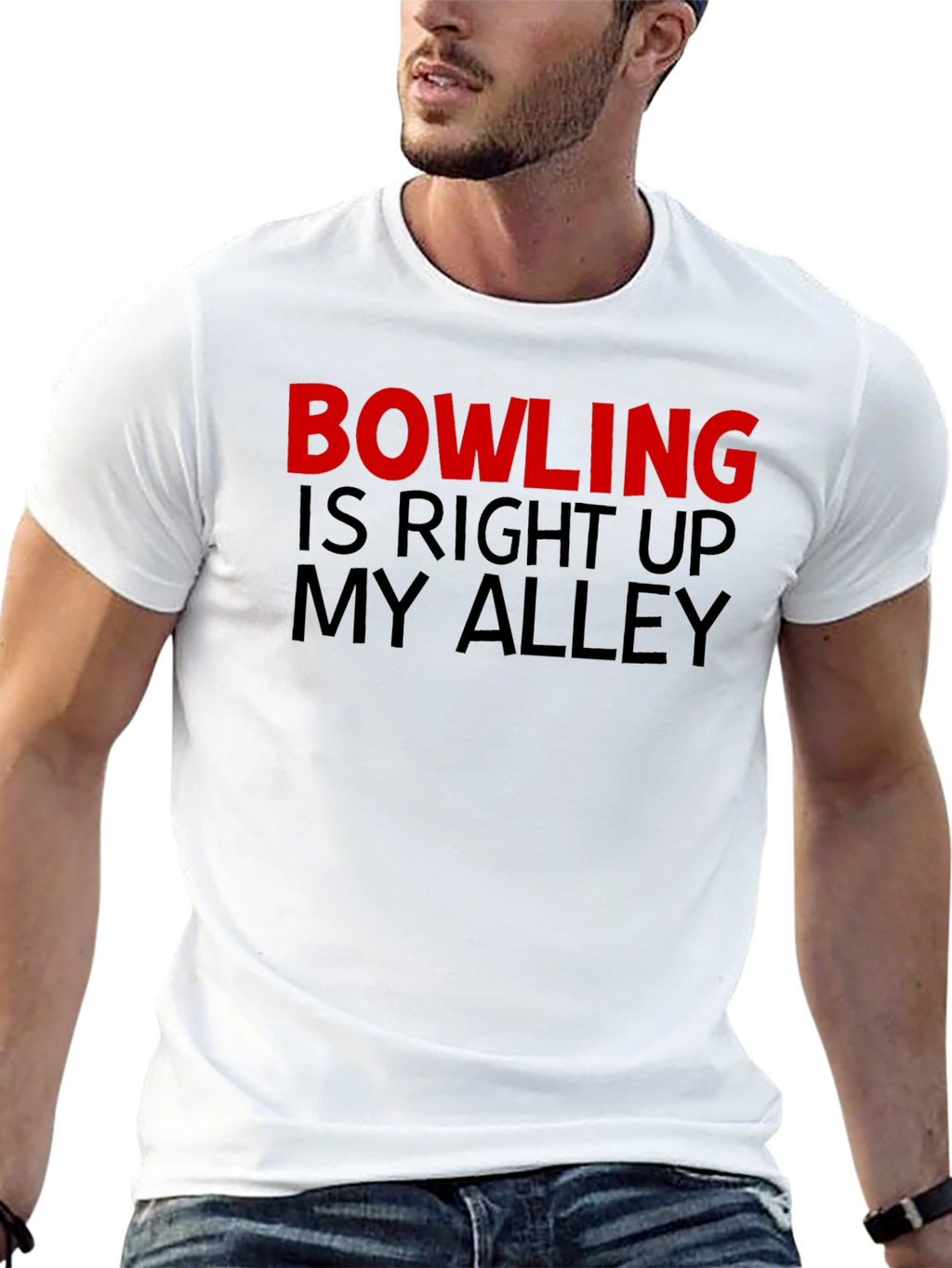 Bowling Is Right Up My Alley Graphic T-Shirt