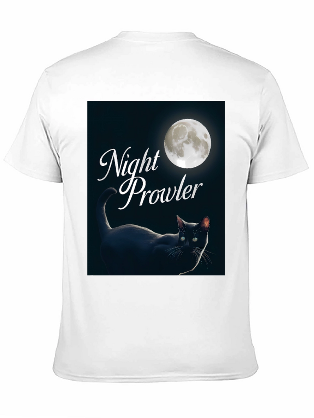 Night Prowler Black Cat T-Shirt