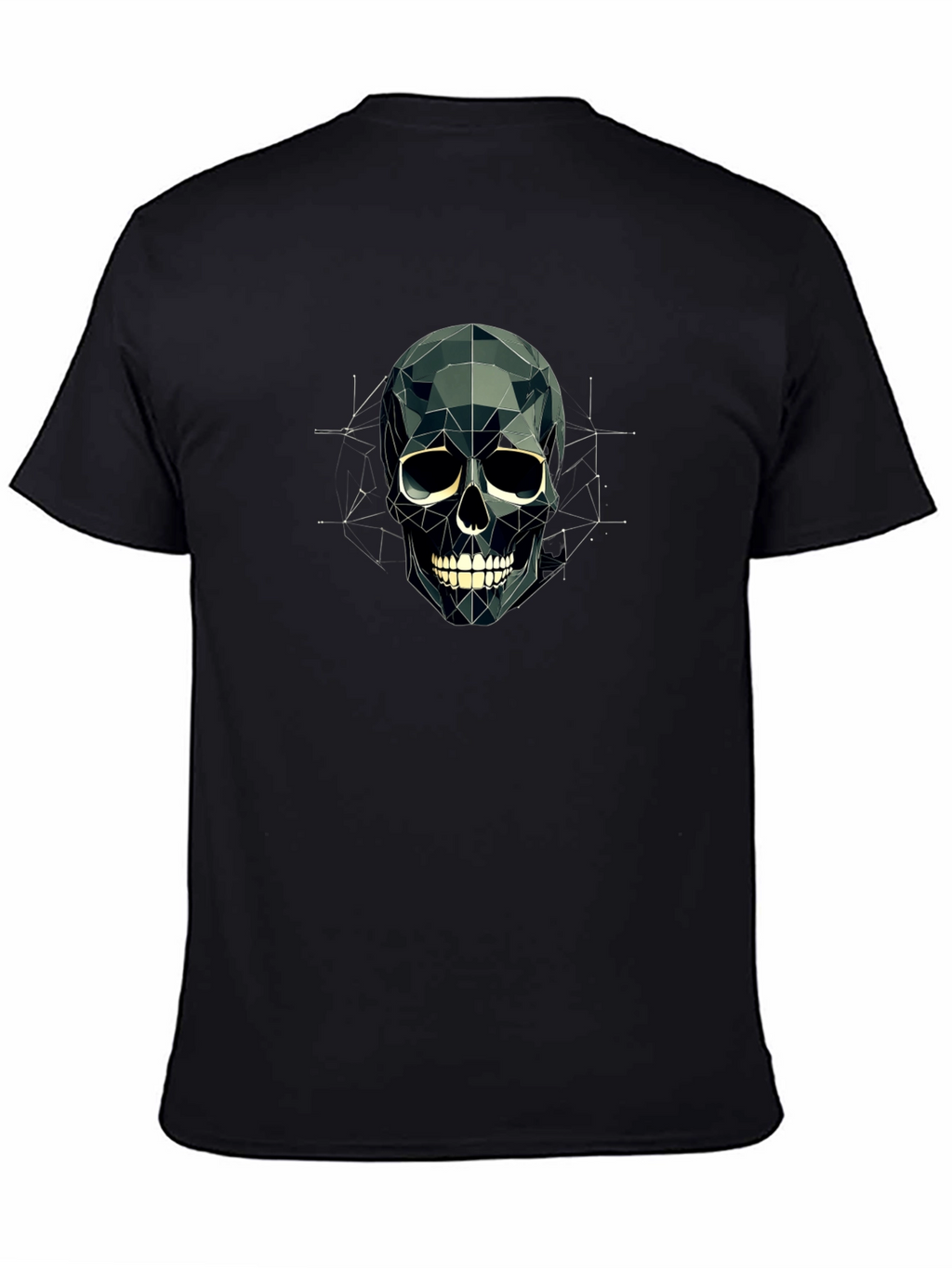 Geometric Skull T-Shirt - Modern Graphic Tee