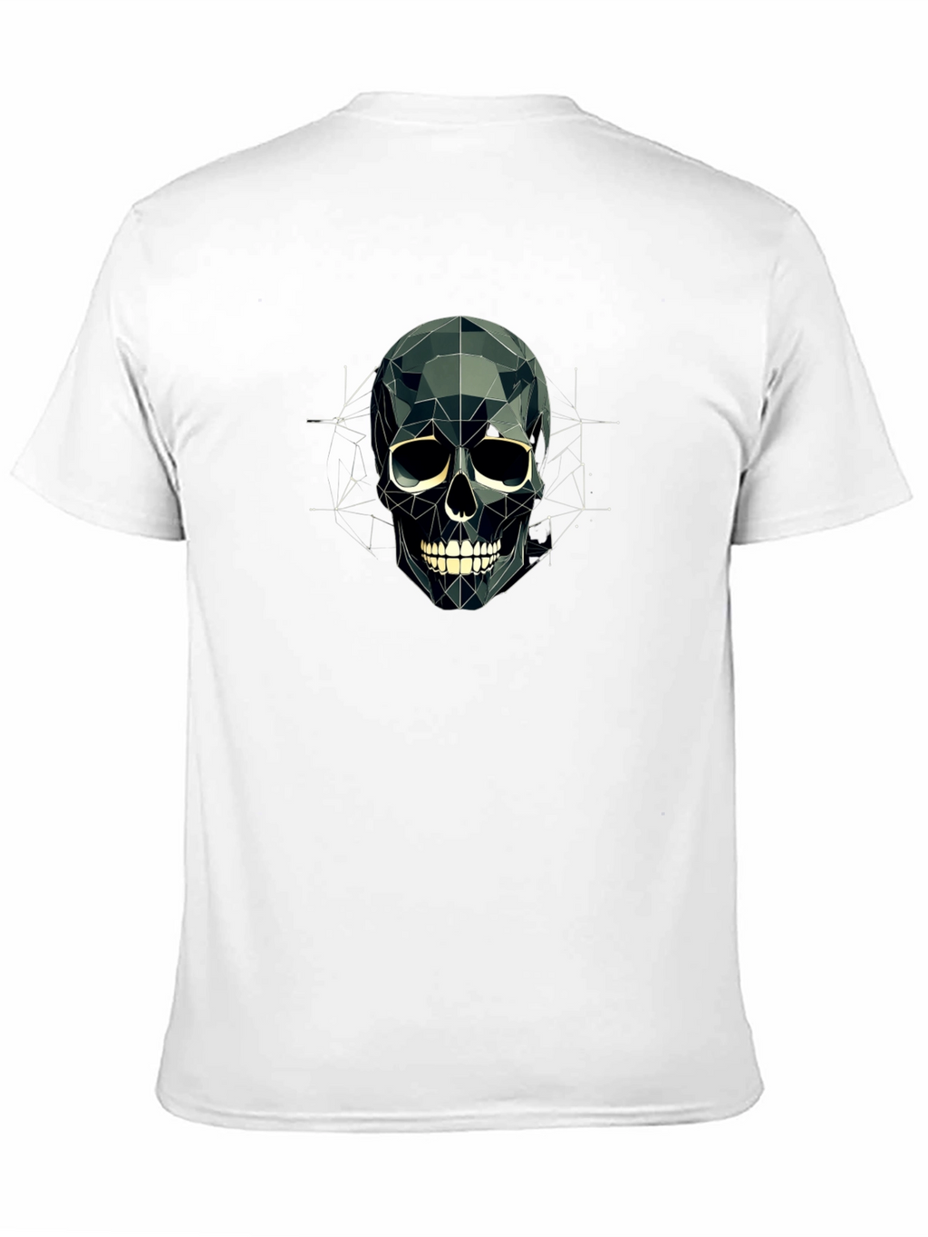 Geometric Skull T-Shirt - Modern Graphic Tee