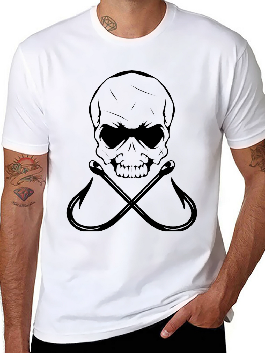 Skull & Hooks Graphic Tee