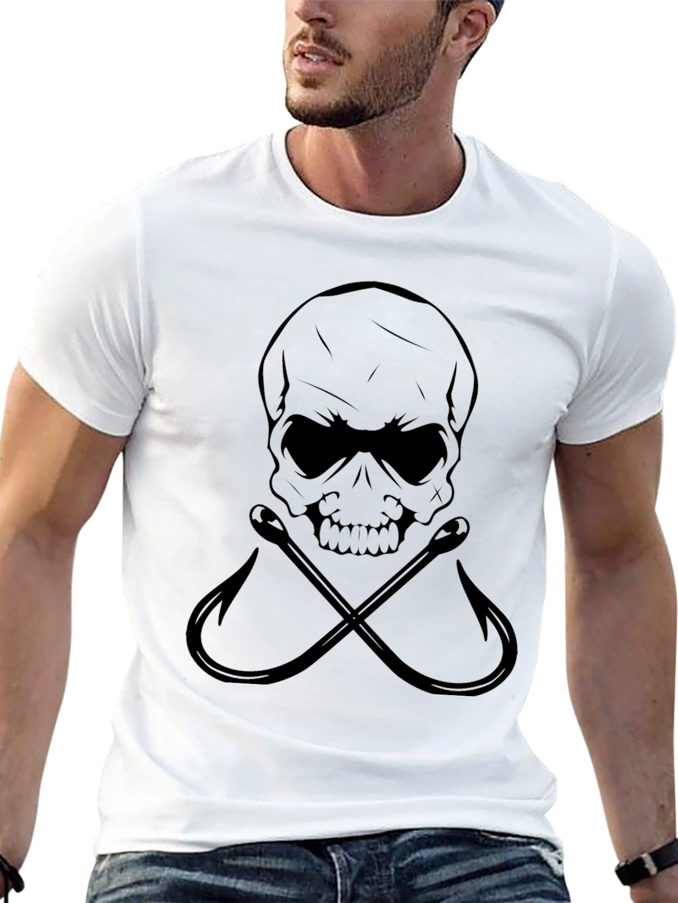 Skull & Hooks Graphic Tee