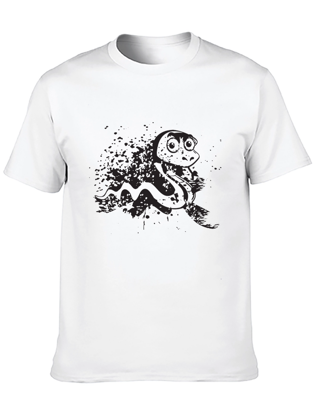 Mens Graphic Tee - Snake Design