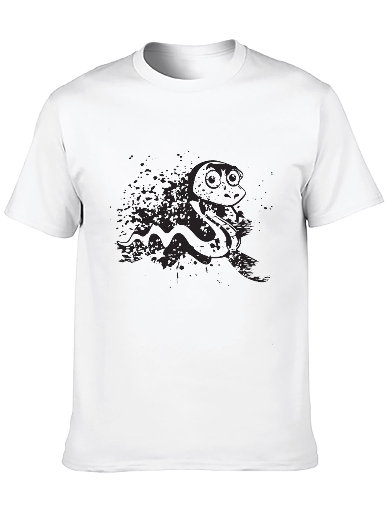 Mens Graphic Tee - Snake Design