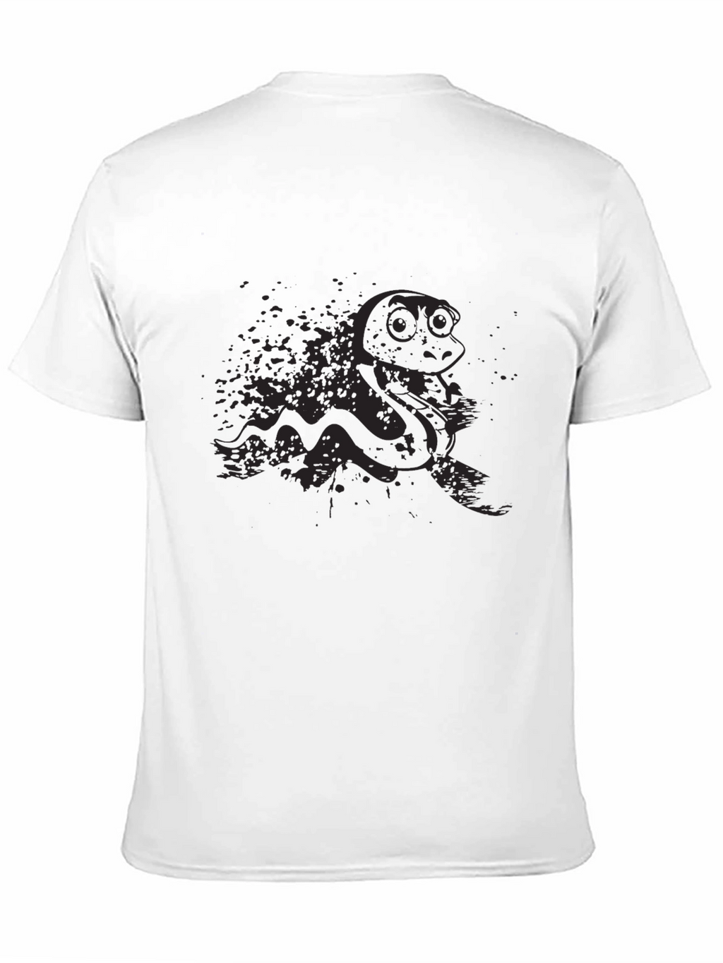 Mens Graphic Tee - Snake Design