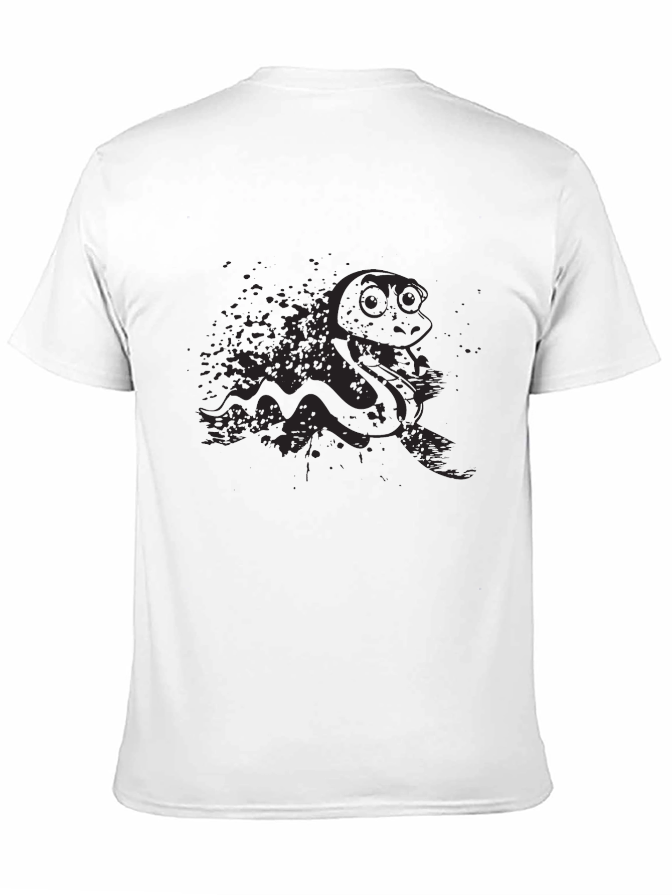 Mens Graphic Tee - Snake Design