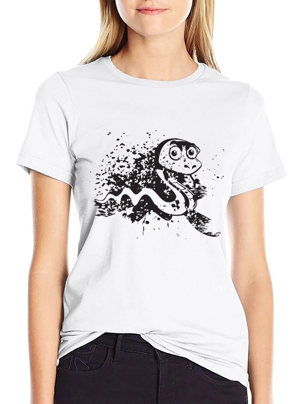 Mens Graphic Tee - Snake Design