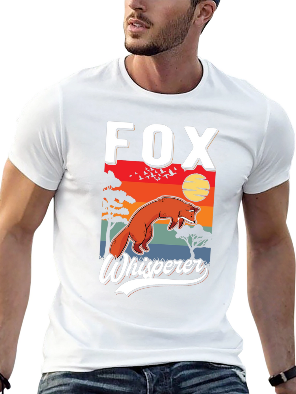 Fox Whisperer Graphic Tee - Unique Wildlife Design