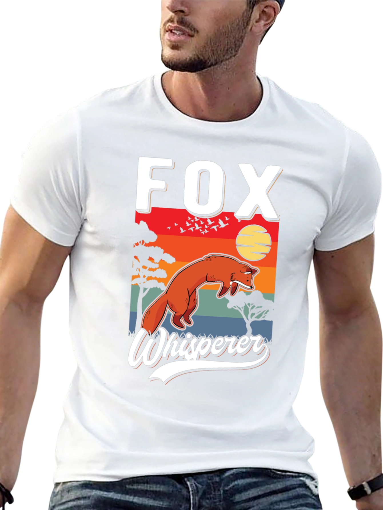 Fox Whisperer Graphic Tee - Unique Wildlife Design