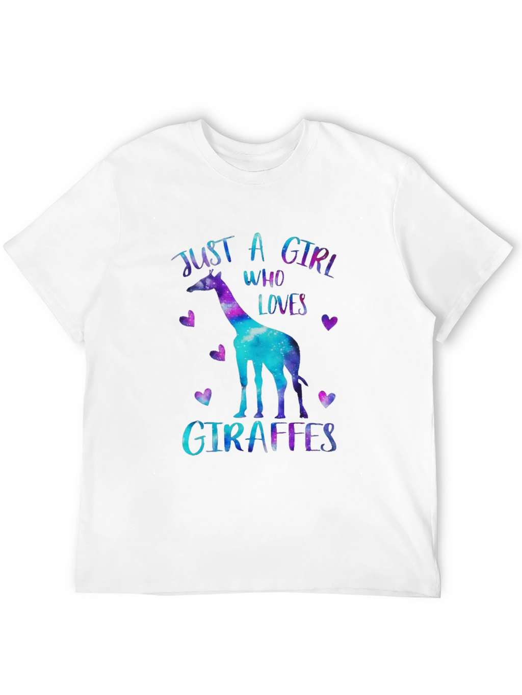 Just A Girl Who Loves Giraffes T-Shirt