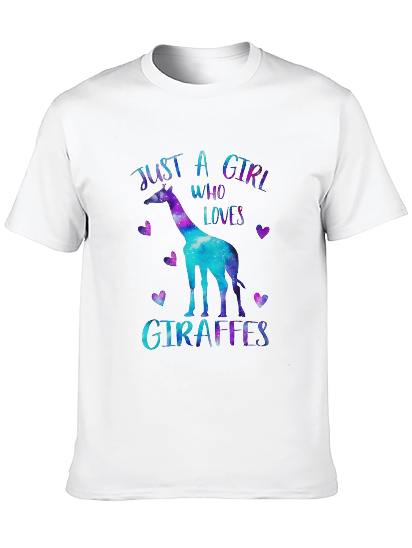 Just A Girl Who Loves Giraffes T-Shirt