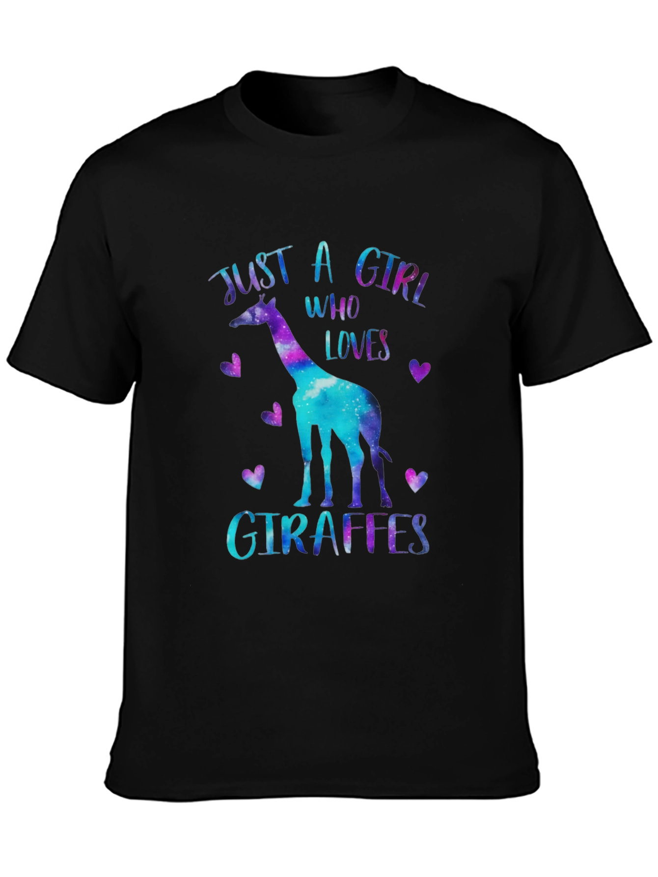 Just A Girl Who Loves Giraffes T-Shirt