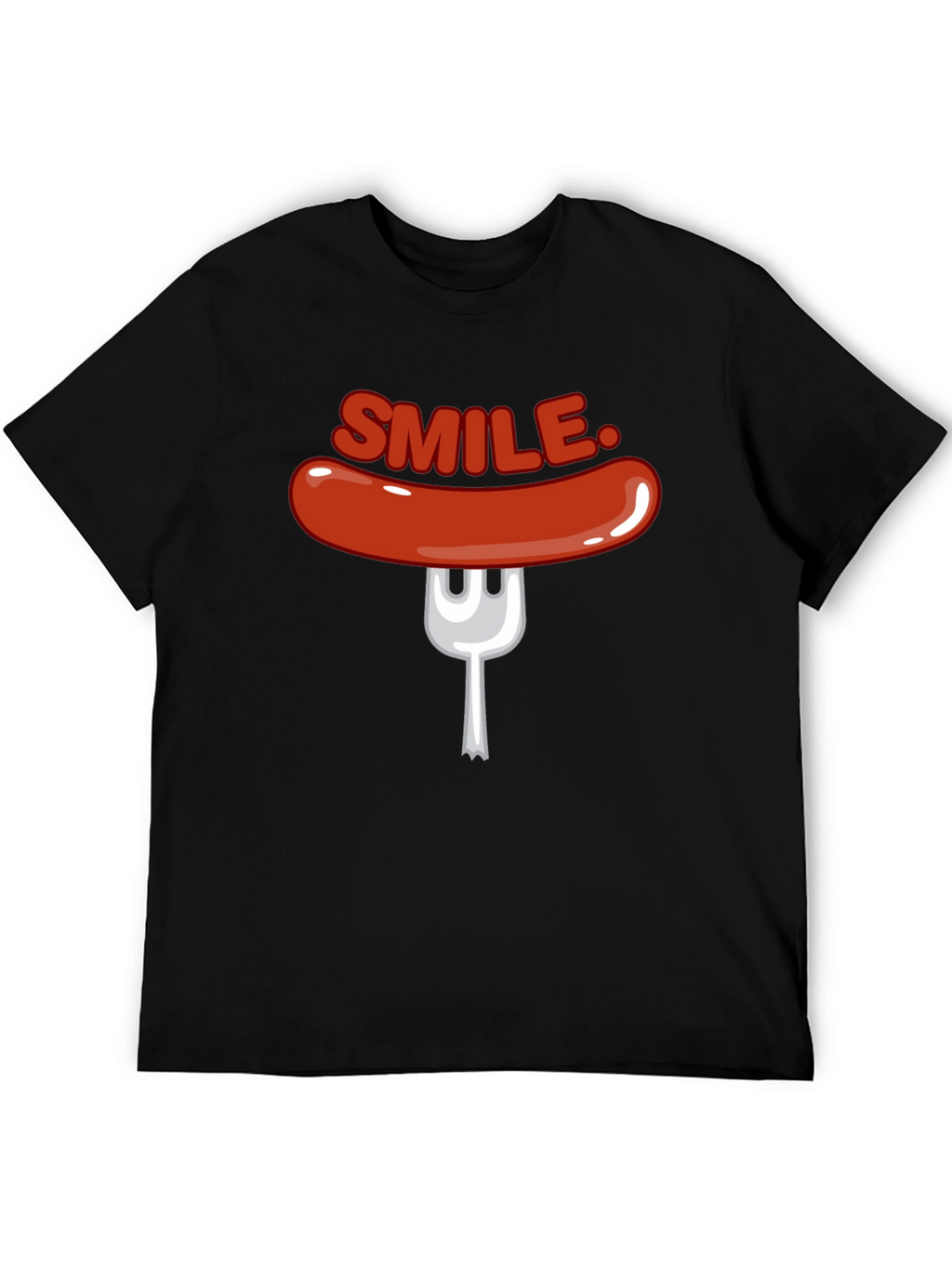 Smile Sausage Graphic T-Shirt