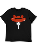 Smile Sausage Graphic T-Shirt
