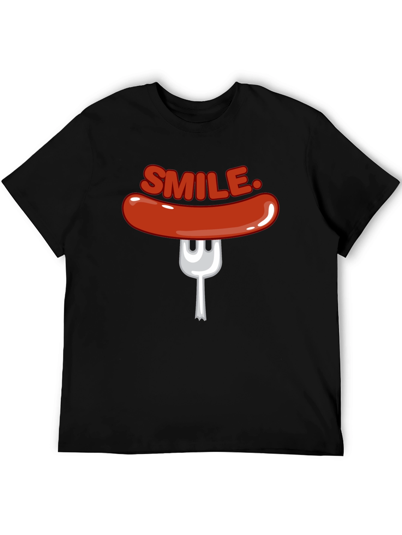 Smile Sausage Graphic T-Shirt