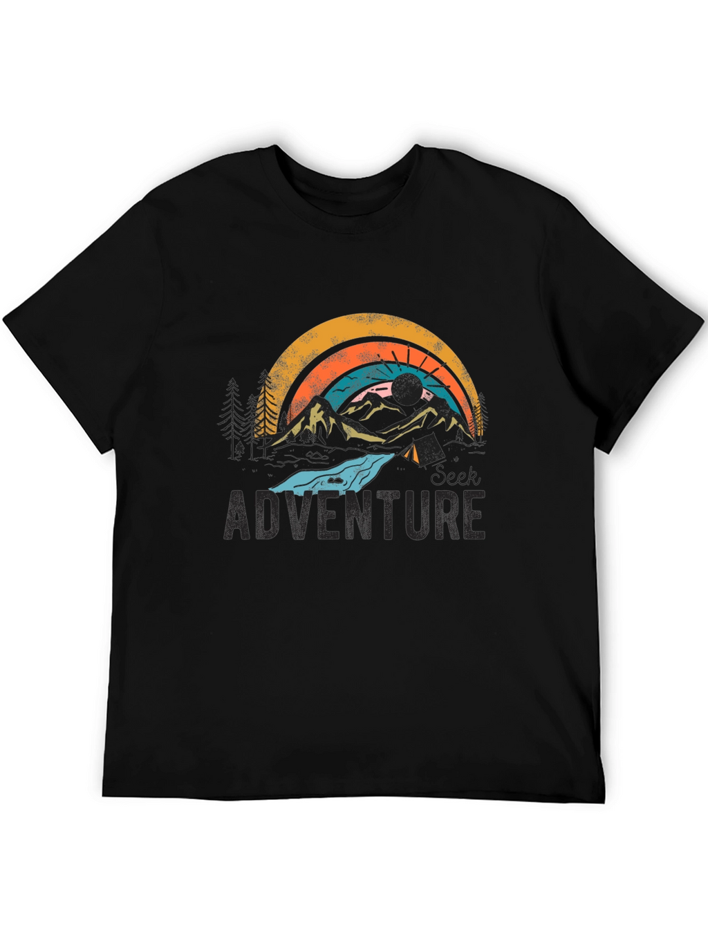 Seek Adventure Graphic Tee - Nature Inspired Design