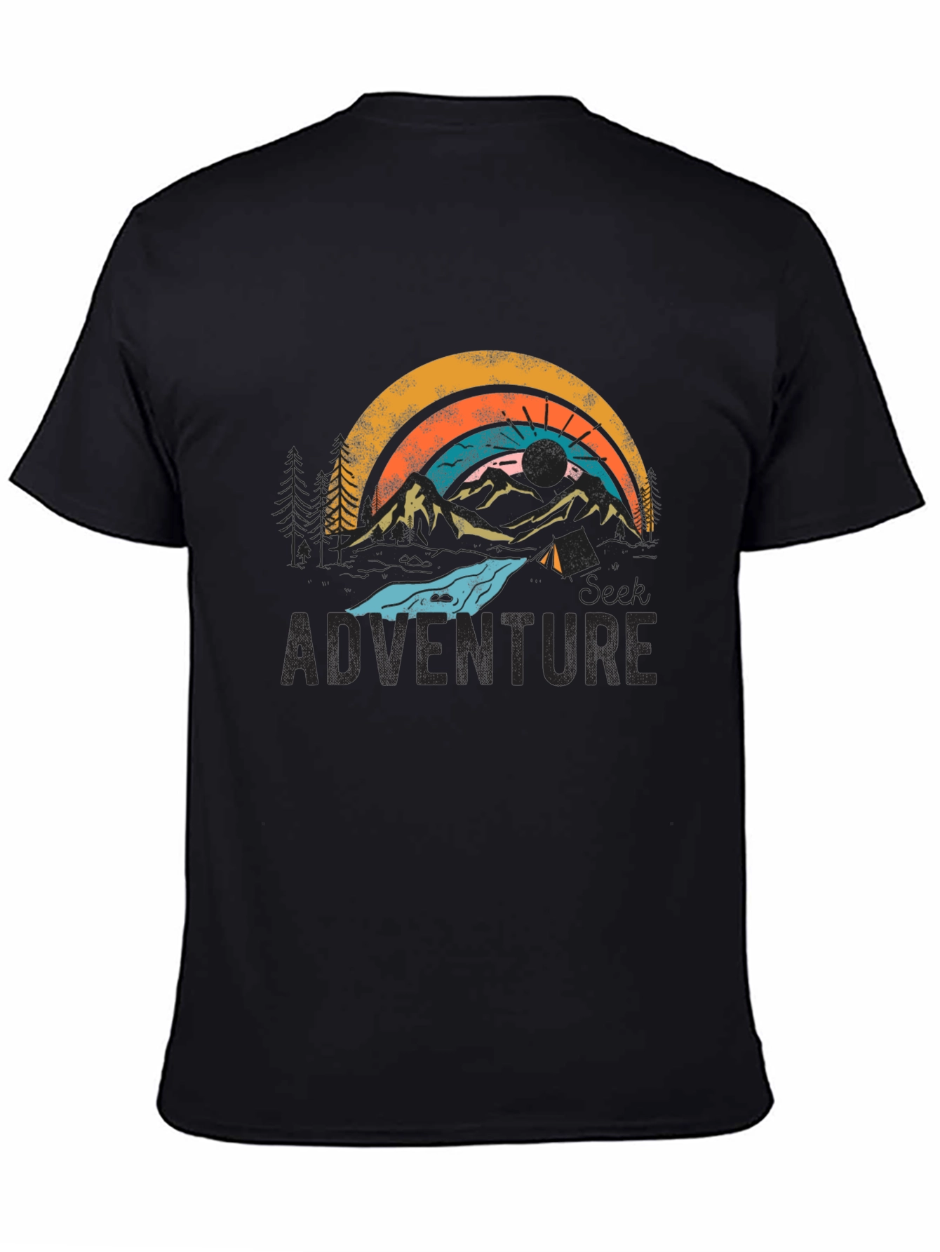 Seek Adventure Graphic Tee - Nature Inspired Design