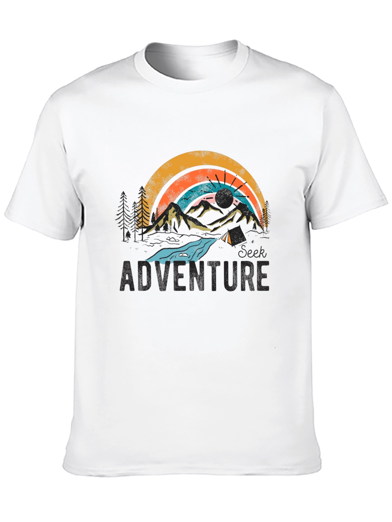 Seek Adventure Graphic Tee - Nature Inspired Design