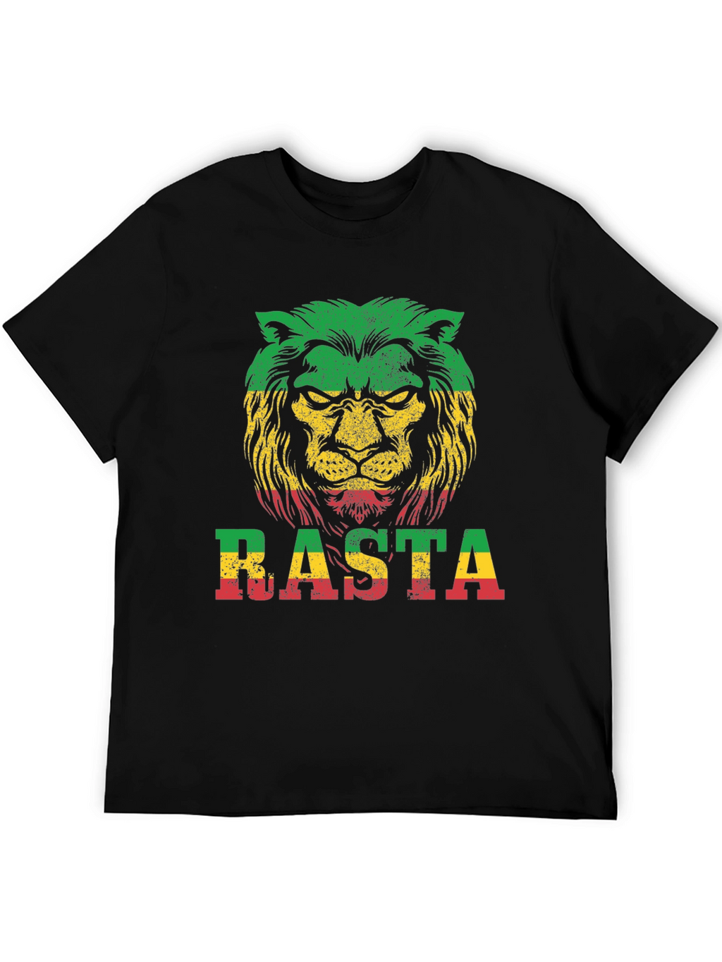 Rasta Lion Graphic T-Shirt - Reggae Style