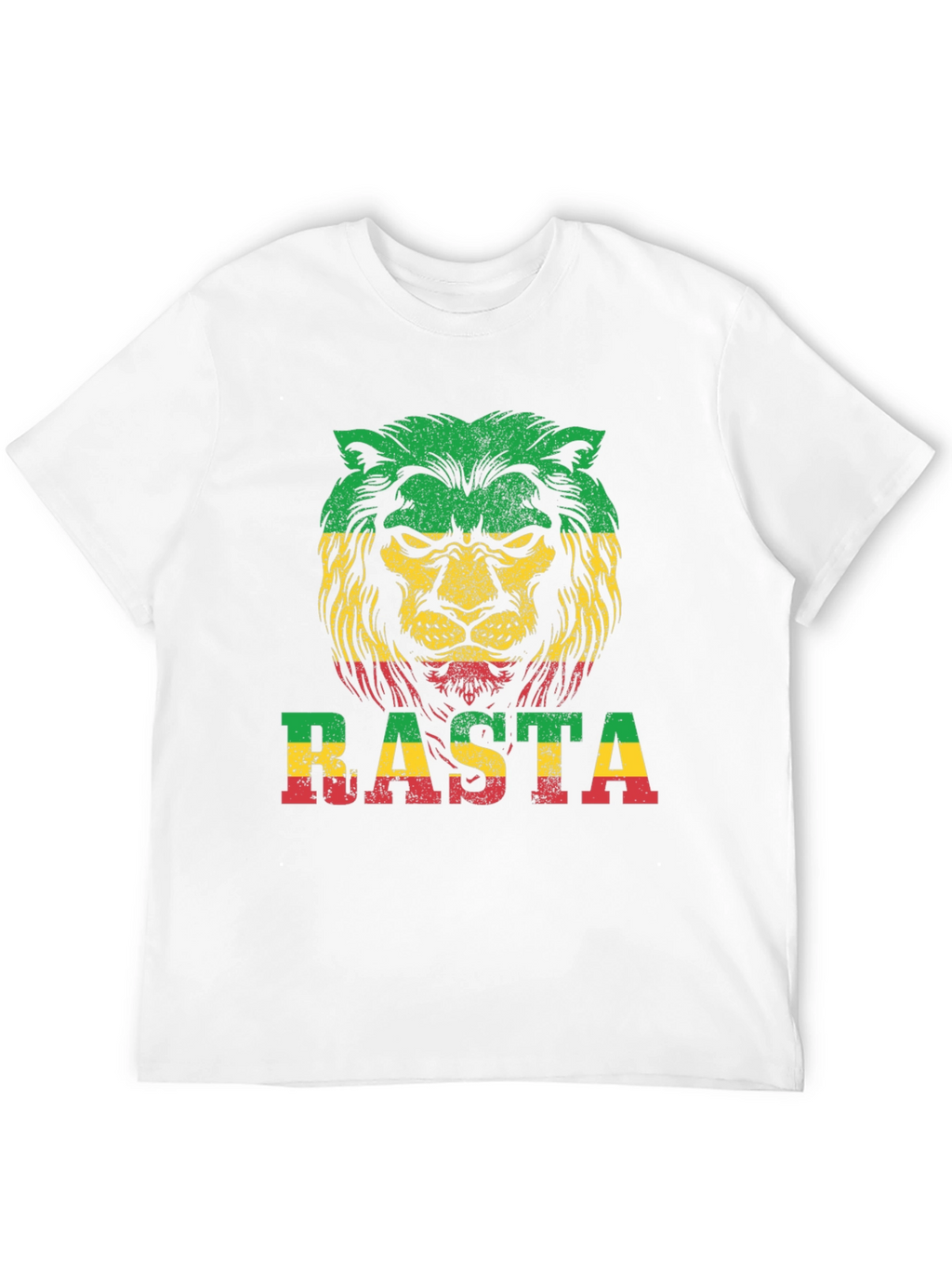 Rasta Lion Graphic T-Shirt - Reggae Style