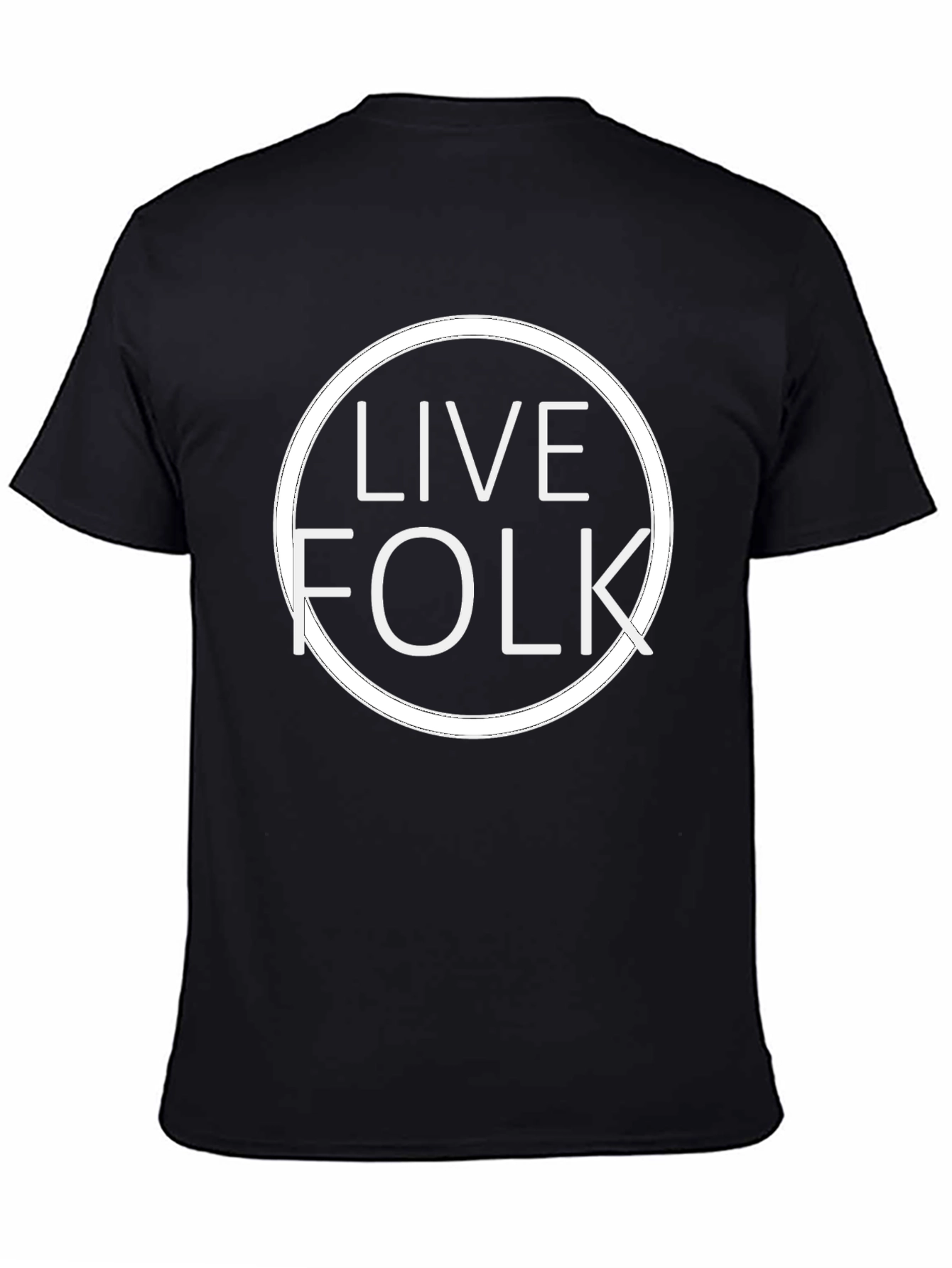 Live Folk Graphic Tee - Modern Casual Style